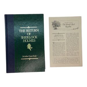 The Return Of Sherlock‎ Holmes By Sir Arthur Conan Doyle Reader's Digest 1991